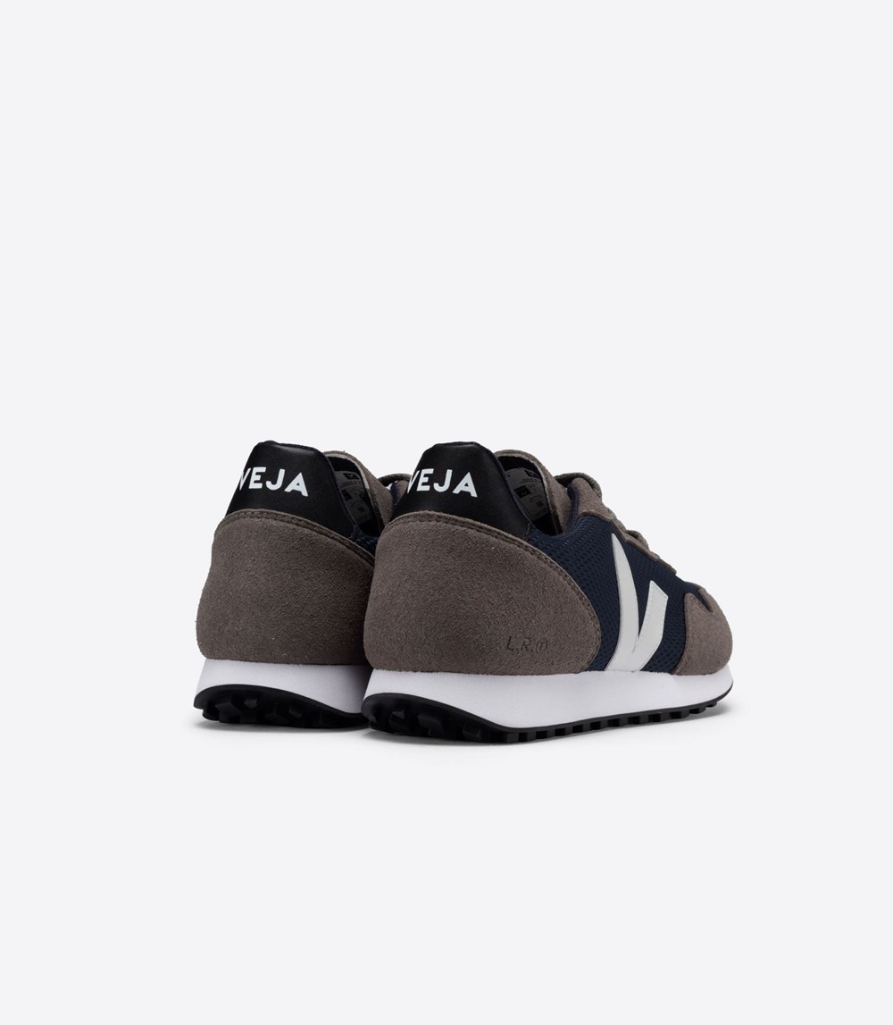 Veja Trainers Mens Grey/Black/White - Sdu Rec Alveomesh Nautico - DVZW-37268